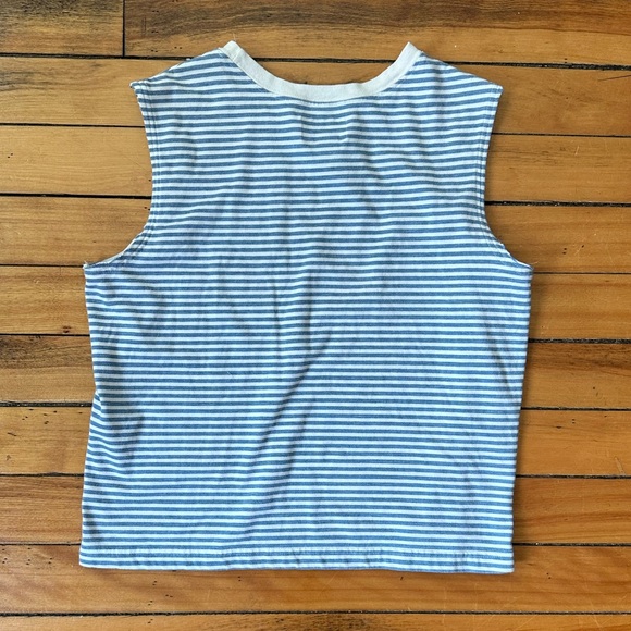 Current / Elliott Stripe Muscle Tank - Picture 3 of 5